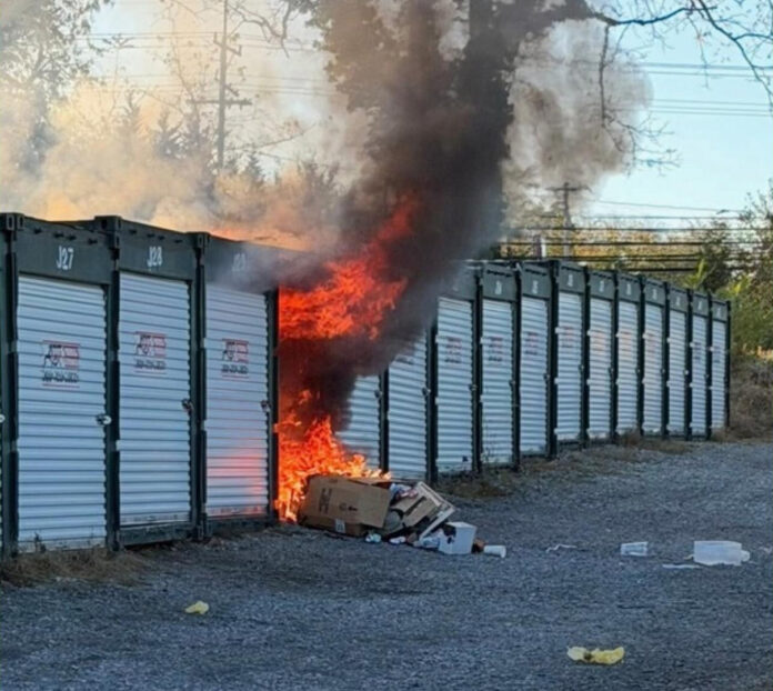 storage unit fire